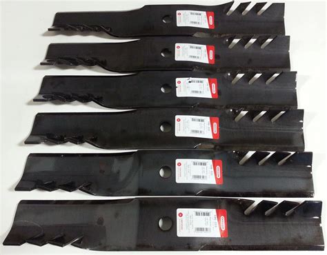 Set Of 6 G5 3 In 1 Mulching Blades Compatible With Mtd Cub Cadet 742