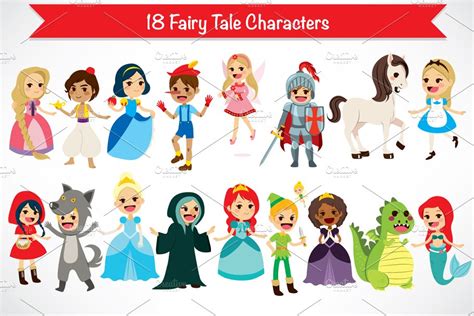 Fairy Tale Characters Names ~ Tale Fairy Education Character Games Name