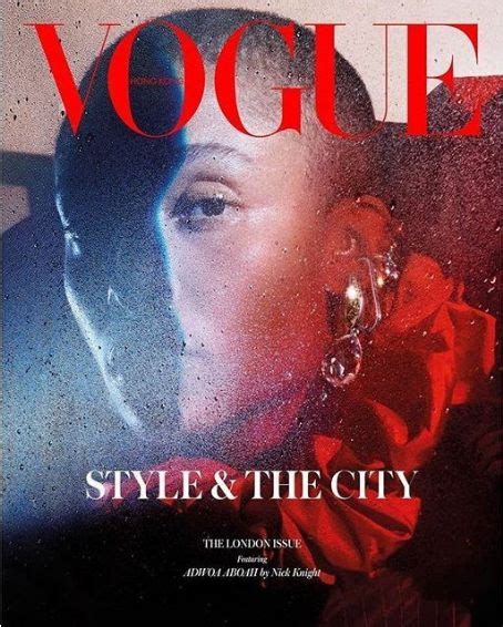 Adwoa Aboah Vogue Magazine November 2019 Cover Photo Hong Kong