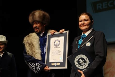 Manaschi Rysbay Isakov Enters Guinness Book Of Records By Reciting