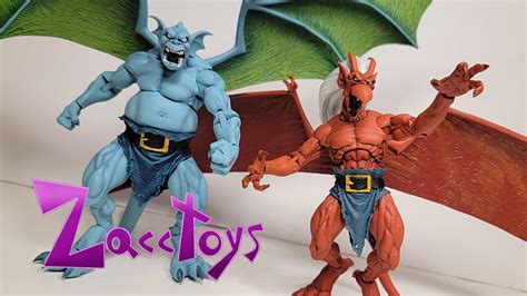Neca Toys Ultimate Disneys Gargoyles Brooklyn And Broadway Action Figure Review Youtube
