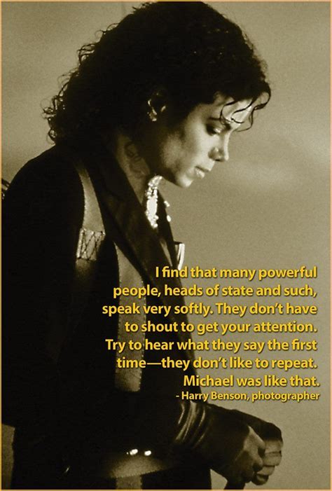 ♥ Michael Jackson ♥ So Very True Michael Had The Quietest Speaking