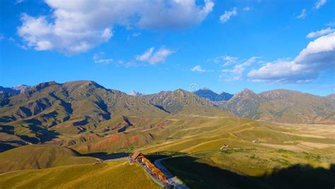 Beautiful Nature Landscape Veiw Of The Qilian Mountain Scenic Area