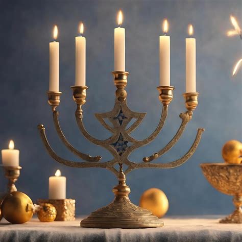 Premium Ai Image Hanukkah The Jewish Festival Of Lights