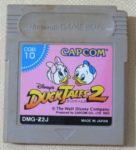 Ducktales 2 Game Boy Nintendo Gameboy Gb Japan Megaman Authentic Duck