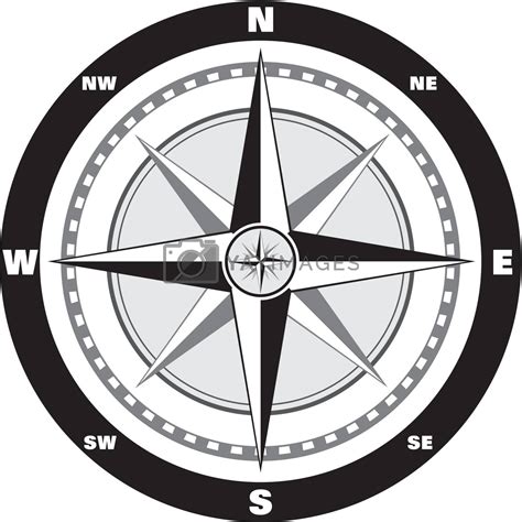 Royalty Free Vector Wind Rose Compass By Oxygen64