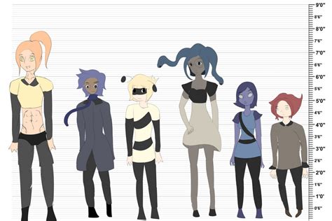 Height Chart Ocs By Limerence Us On Deviantart