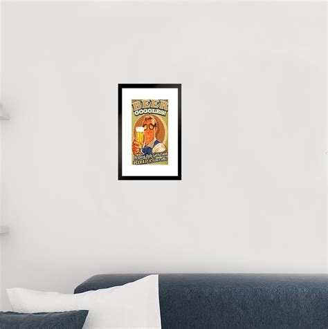 Trinx Beer Goggles Helping Ugly Girls Look Beerrific Since 1862 Humor Matted Framed Art Print