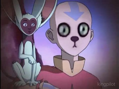 Avatar Momo The Last Airbender And His Lemur Aang Thelastairbender