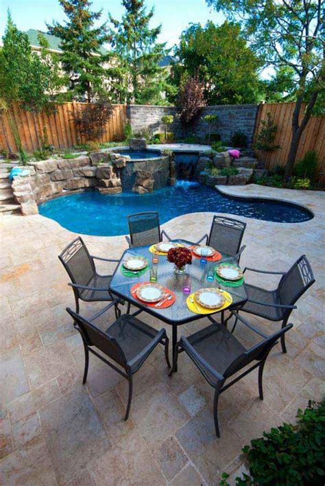 All you need is a hint of ingenuity and smart planning. 28 Fabulous Small Backyard Designs with Swimming Pool ...