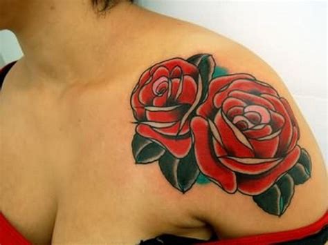 24 Red Rose Tattoo Images Pictures And Ideas