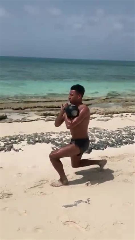 Man Utd Star Jesse Lingard Steps Up Fitness On Beach Days After Being