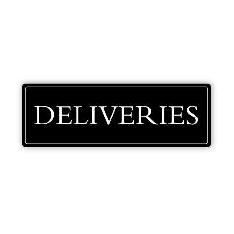 Deliveries Deluxe Sign Farm Signs