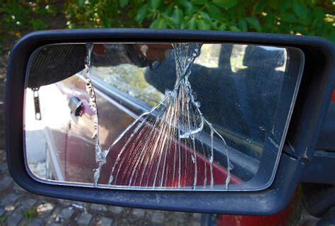 Broken Sideview Mirror Stock Photo Download Image Now Istock