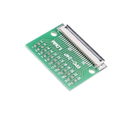 Ffc Fpc Adapter Board 1mm To 254mm Soldered Connector 24 Pin