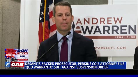Desantis Sacked Prosecutor Perkins Coie Attorney File Quo Warranto Suit Against Suspension Order