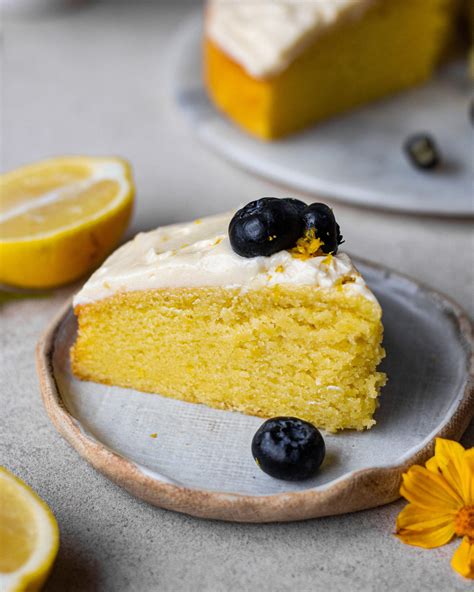 Lemon Sponge Cake Eggless Bake With Shivesh