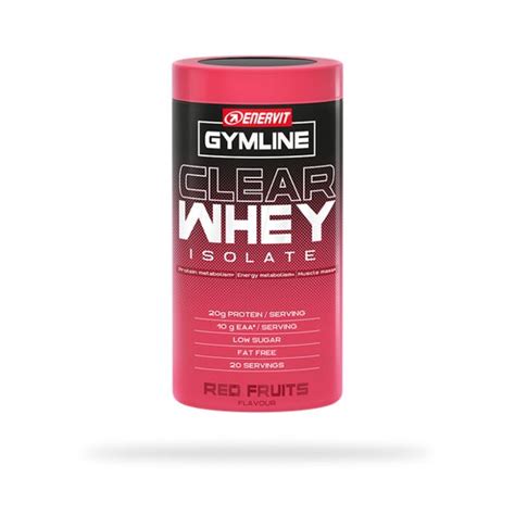 Enervit Gymline Clear Whey Isolate Red Fruits 480g Docmorris France