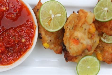 Saltfish Fritters With Chilli Sauce The Yummy Truth Recipe