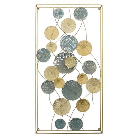 Three Hands Gold Metal Wall Decor 96368 The Home Depot