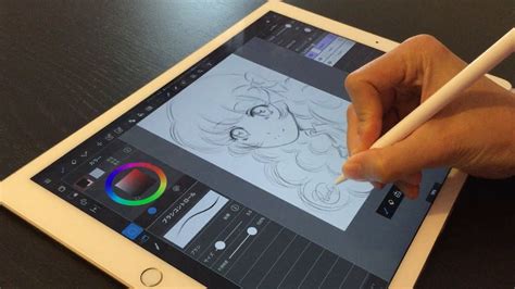 1 Premiers Tests Dillustration Ipad Pro And Apple Pencil App