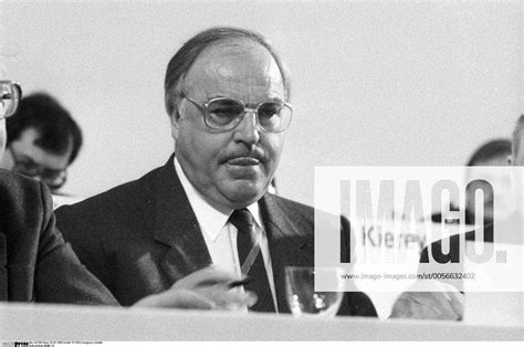 Helmut Kohl Cdu Politiker 02 85 Vz Dr Helmut Kohl Beim