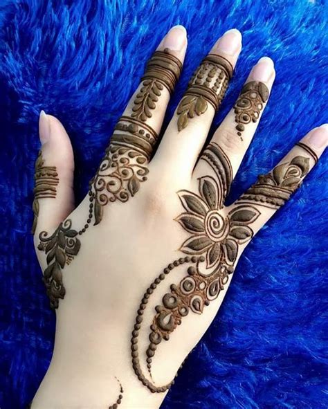 55 Stylish Jewellery Henna Mehndi Designs