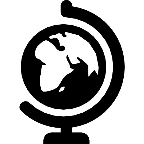 Earth Globe With Maps Vector Svg Icon Svg Repo