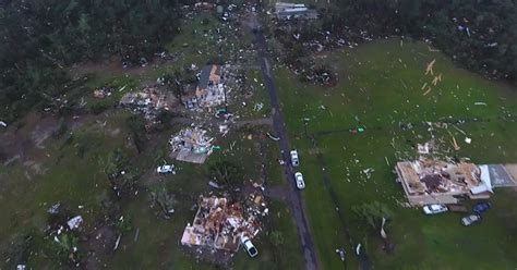 Drone Footage Shows Aerials Of Onalaska Texas Tornado Destruction
