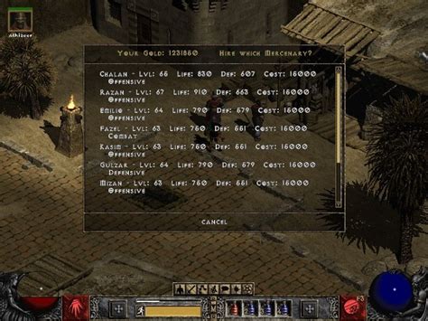 Diablo 2 Best Mercenary - D2 Merc Guide - Games Finder