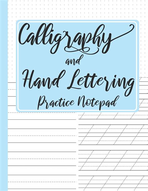 Slanted Calligraphy Paper Calligraphy And Hand Lettering Practice