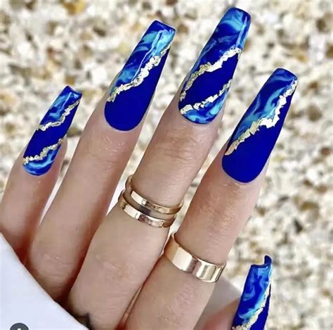 25 Royal Blue Nail Designs So Regal Youll Feel Like A Queen Sweet