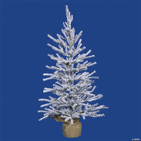 Vickerman 48 Flocked Angel Pine Christmas Tree Unlit Oriental Trading