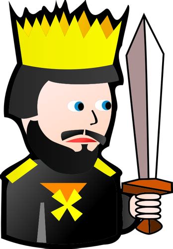 King Of Spades Cartoon Vector Clip Art Public Domain Vectors