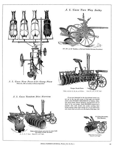 Case Horsedrawn Farm Implements Small Farmers Journalsmall Farmers