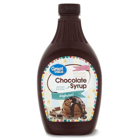 Great Value Chocolate Syrup 24 Oz Walmart Com