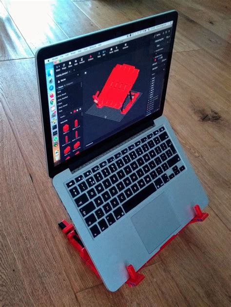 Lego Moc Laptop Stand By Highking Rebrickable Build With Lego