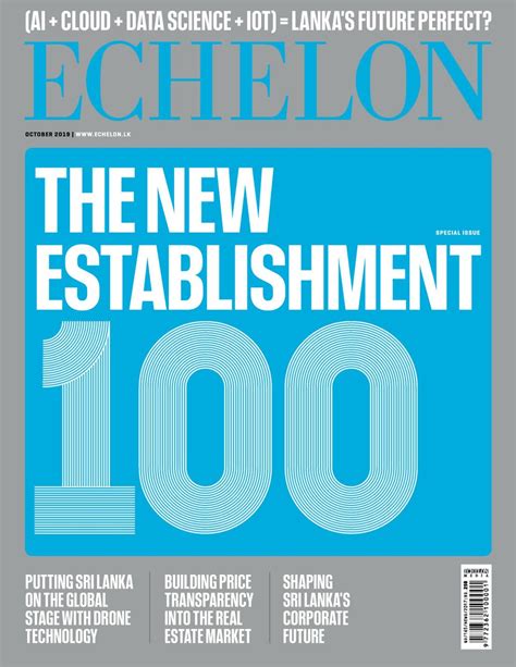 Echelon Magazine October 2019 Magazine Get Your Digital Subscription