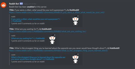 Offer Redditdiscord Bots Slavelabour