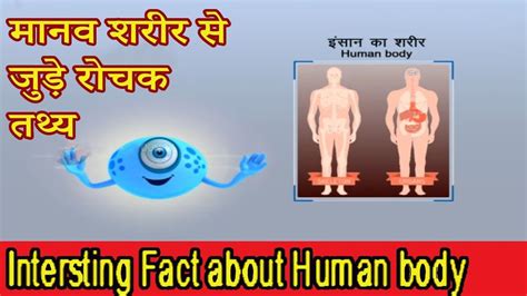 मानव शरीर से जुड़े रोचक तथ्य Intersting Fact About Human Body In