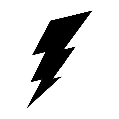 Lightning Bolt Icon Vector Art At Vecteezy