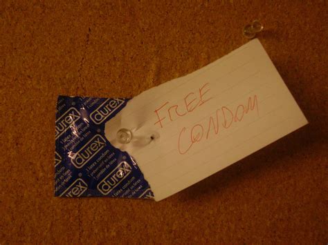 Free Condom I Placed This On A Public Bulletin Board ~filth~filler~ Flickr