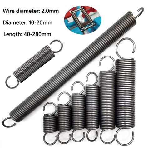 Pcs Open Tension Spring Expansion Springs Extension Tension Spring