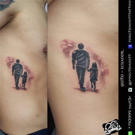 Poult Joanett On Twitter Padre E Hija Blackwork Tattoo Desde Quito