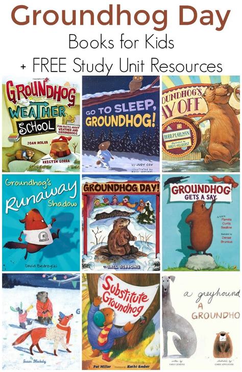 Groundhog Day Books for Kids + Groundhog Unit Study | Groundhog day