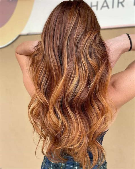Top 30 Copper Highlights On Brown Hair Short And Long Hair Color Auburn Light Auburn Hair