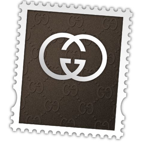 Logo Gucci Stamp Postage Icon