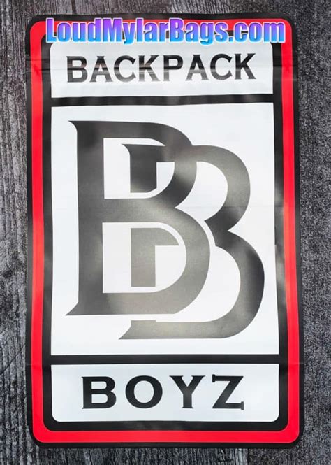 Backpack Boyz 28g 1oz Mylar Bags Loud Mylar Bags