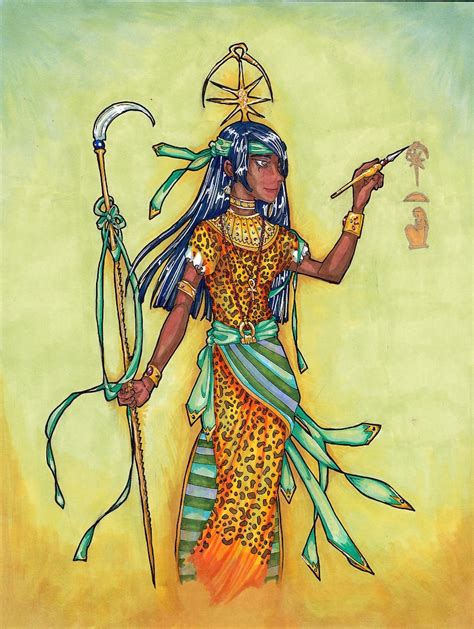 nephthys and seshat 8 x 10 print you choose nephthys or etsy