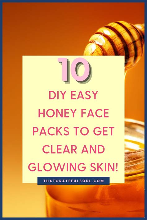 10 diy easy honey face packs for glowing skin at home